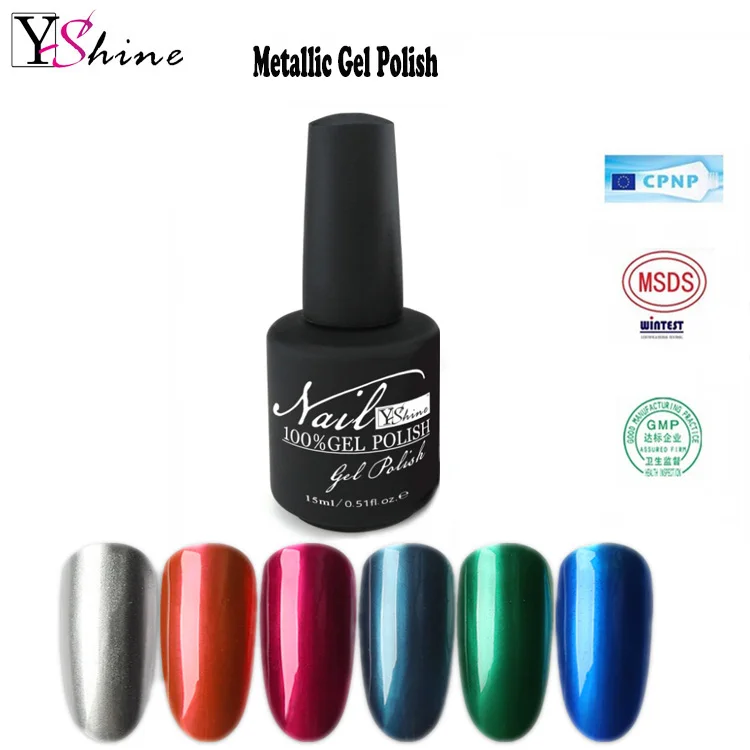 Manicure Supply Free Sample Mirror Effect Metallic Titanium Chrome Silver  Nail Art Design Painting UV Gel Polish