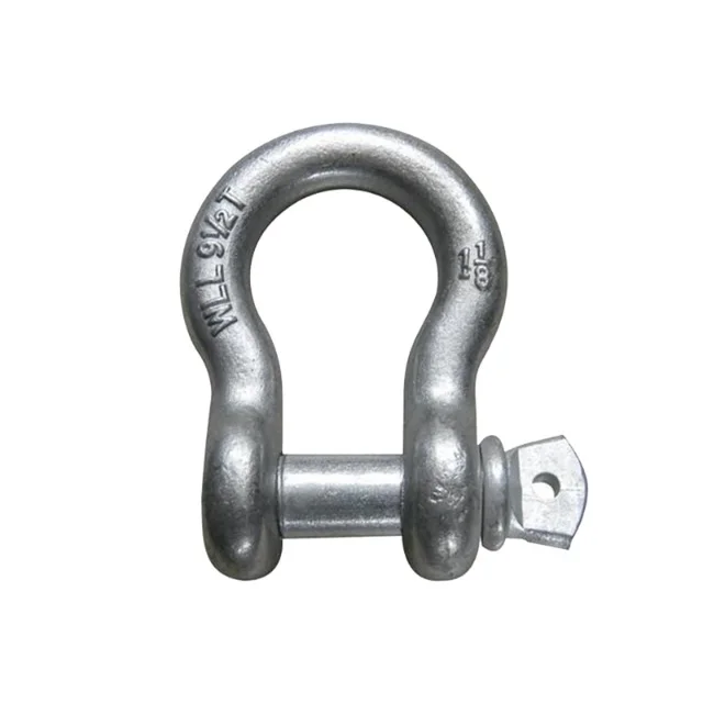 Marine U-shackle galvanized carbon steel high strength shackle