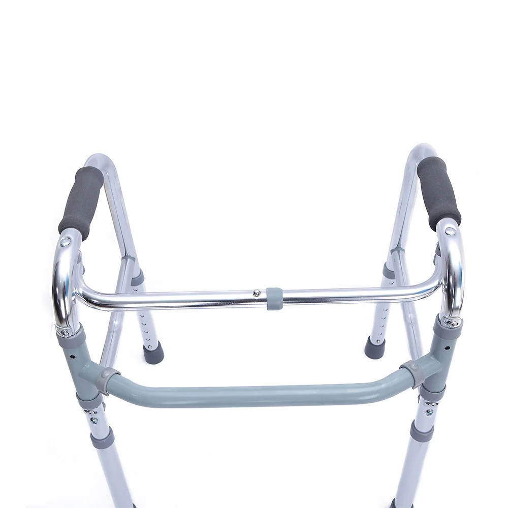 Rehabilitation product for walk old people for disabled knee Folding lightweight aluminium walking zimmer frame walker