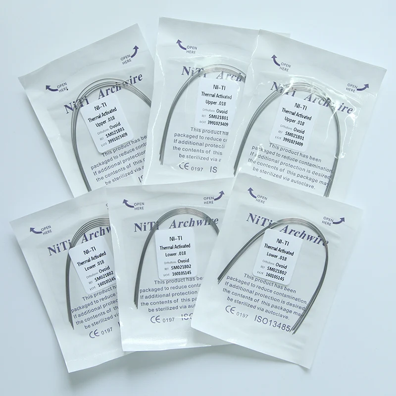 Цветные Ортодонтические изогнутые провода для продажи, изогнутая Изогнутая Проволока