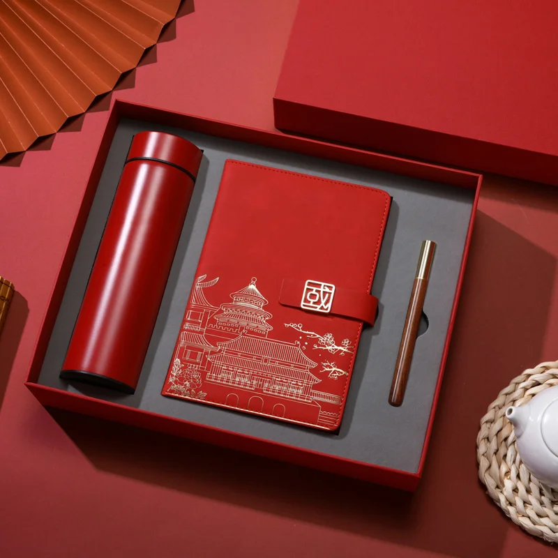 Custom Logo Luxurious Ladies Souvenir Birthday Valentines Day Christmas Stationery Journal Notebook Gift Sets for Women Girl