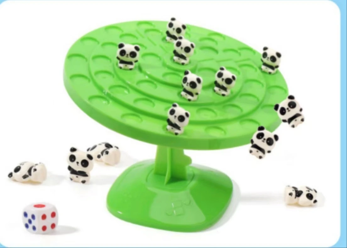 Montessori Balance Tree Of Panda Battle Game Training Concentration Interactive Educational Toys For Children