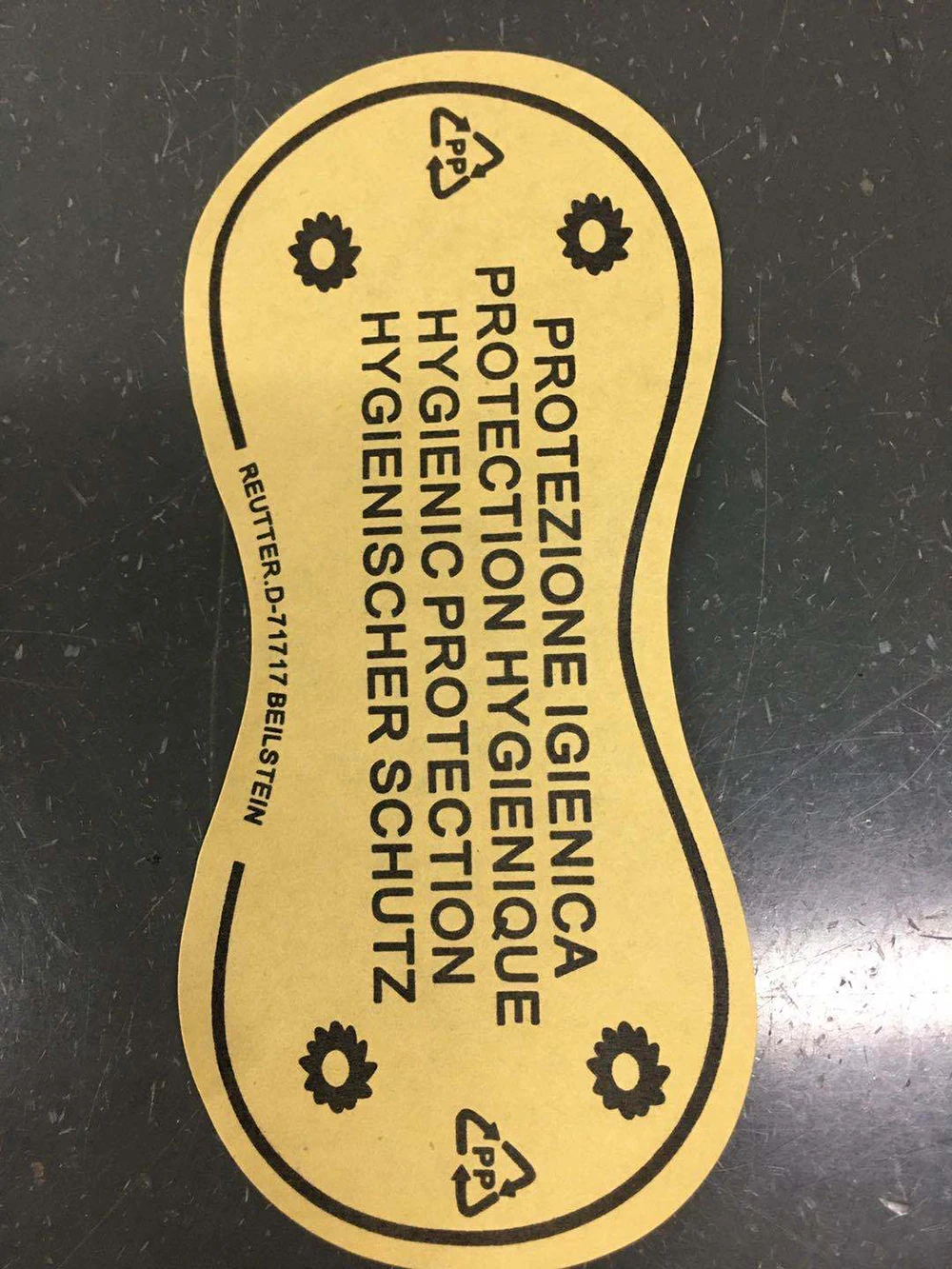 Wholesale customized kraft environmental protection style waterproof paper sticker for food container