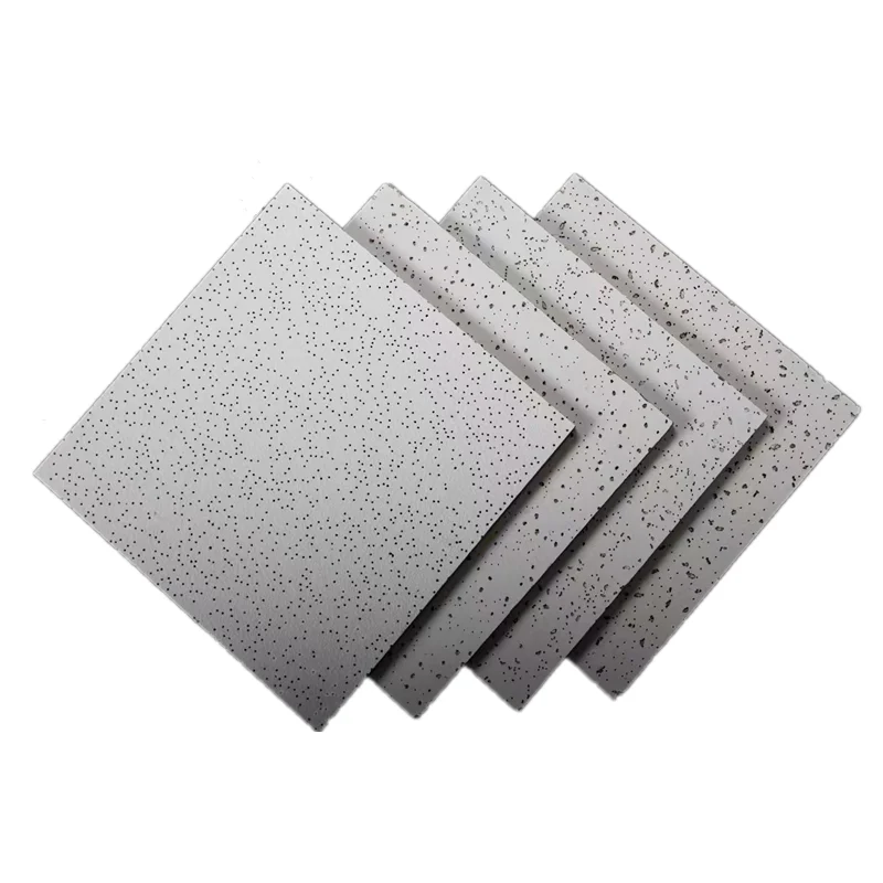 Decorative Insulation Acoustic Panel Fiber Mineral Wool Ceiling Board