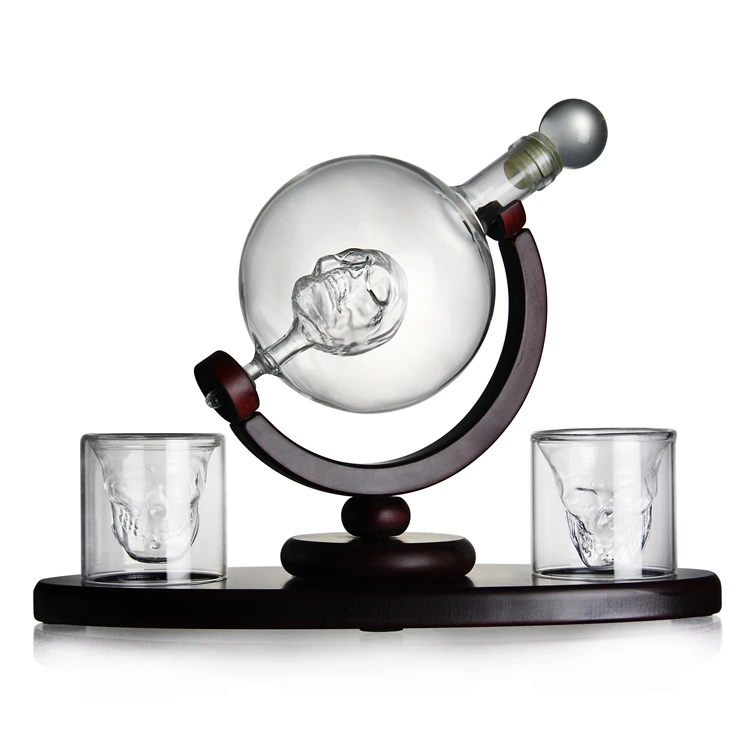 Уникальный стеклянный графин с индивидуальным логотипом и упаковкой