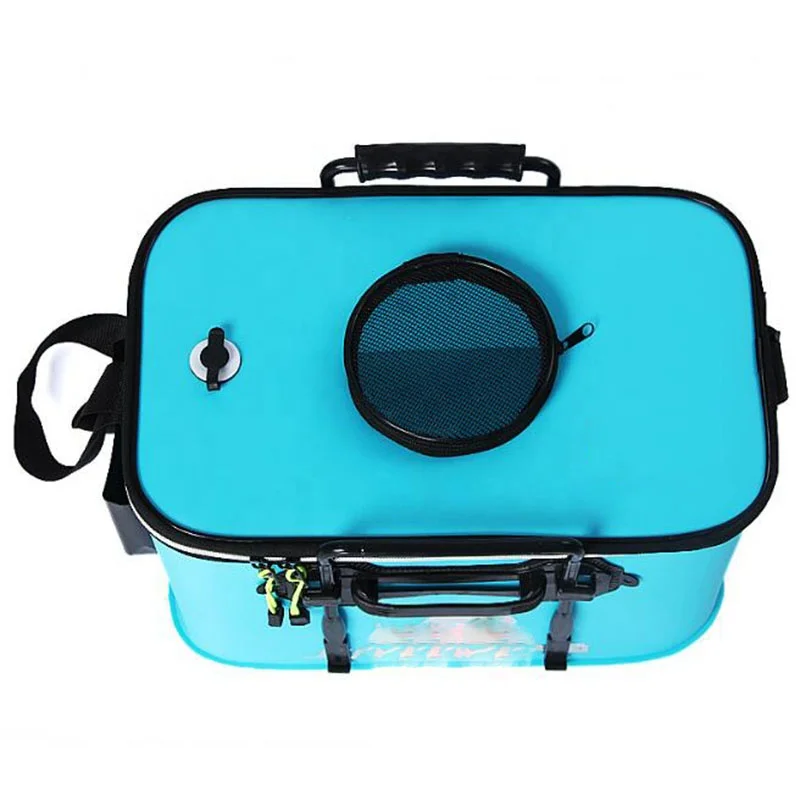 Складное рыболовное ведро EVA коробка для рыбалки уличная воды живой рыбы утолщенный рыболовный аквариум сумка рыболовных снастей