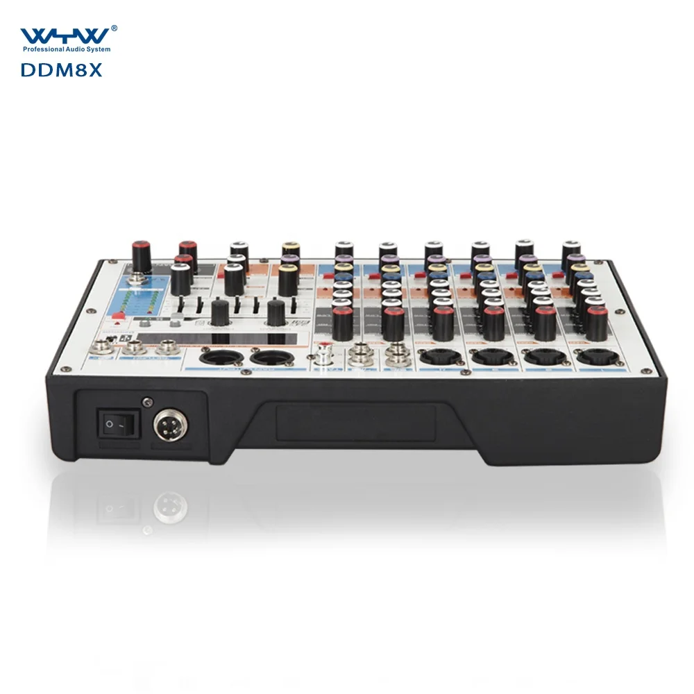 small 8-channel audio mixer