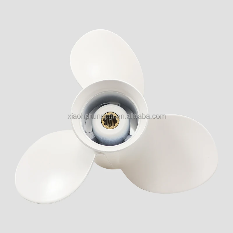 Little Dolphin Propeller Boat 9 3/4 x 6 1/2 Aluminum Outboard Propeller for Yamaha Engine 9.9-15HP 683-W4592-02-EL