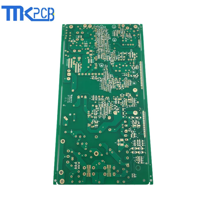 1Quick turn PCB Manufacturing service Green soldermask and ENIG for industrial controllers PCB Board