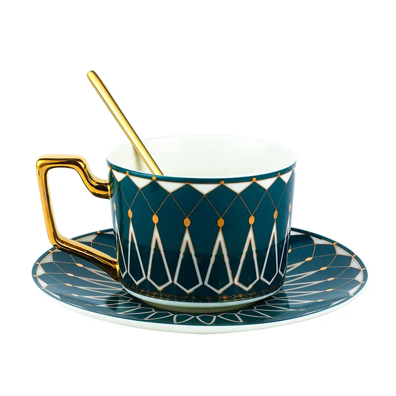 white simple modern tea milk coffee mugs european ceramic bone china cup