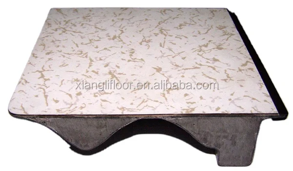 PVC floor,Raised floor ,Anti-static PVC tile raised access floor with flat head