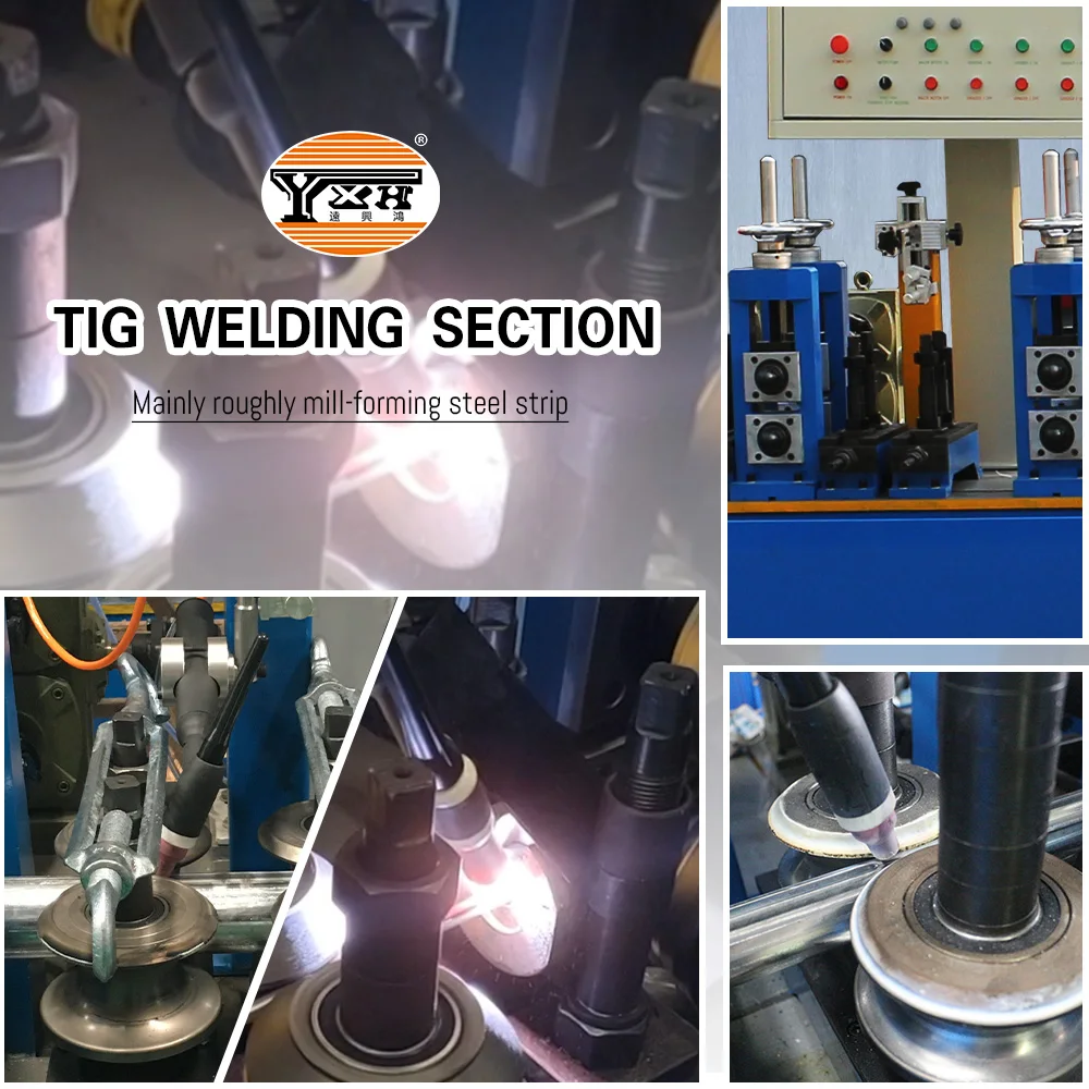 Сварная трубчатая мельница из железа, оцинкованный металл, углеродистая нержавеющая сталь, оборудование для изготовления труб