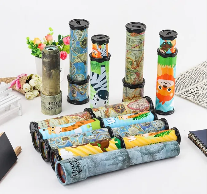 Большая вращающаяся игрушка-калейдоскоп, волшебные детские игрушки, мини-калейдоскоп