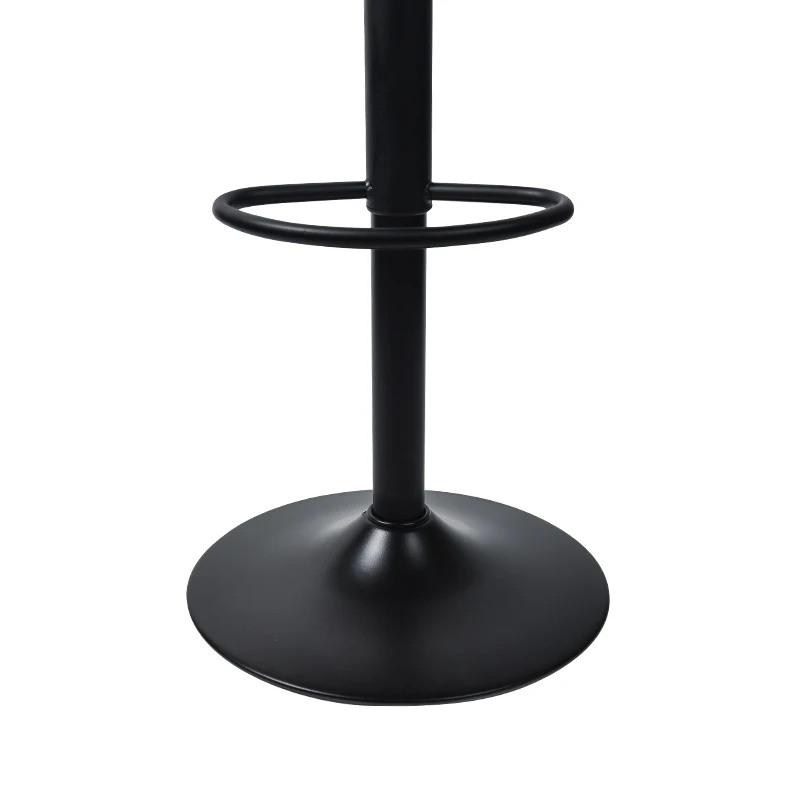 
All Black PU Leather Cheap Bar Chair 