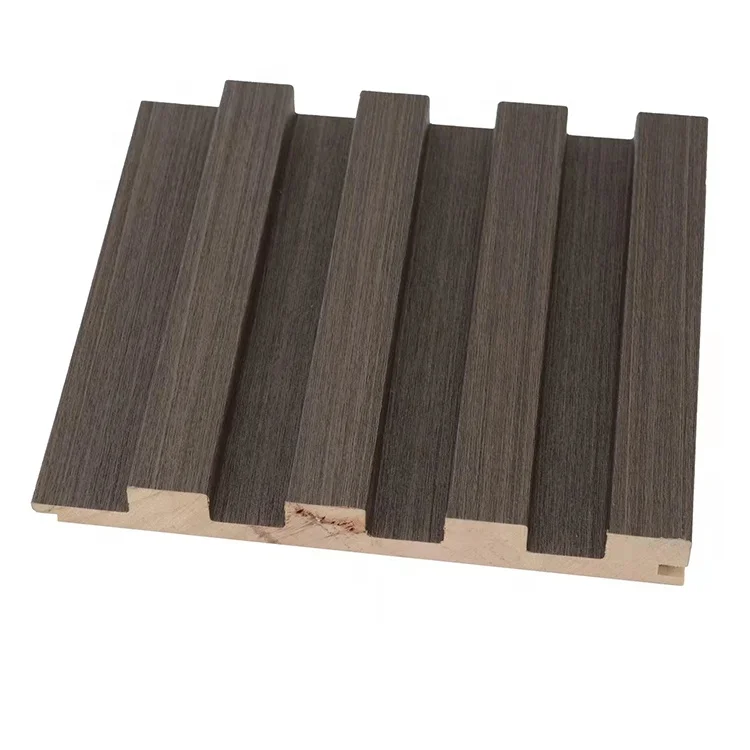 Factory Price Wood Grain Colors Slotted Wood Panels Teak Walnut Colors Wood-panels