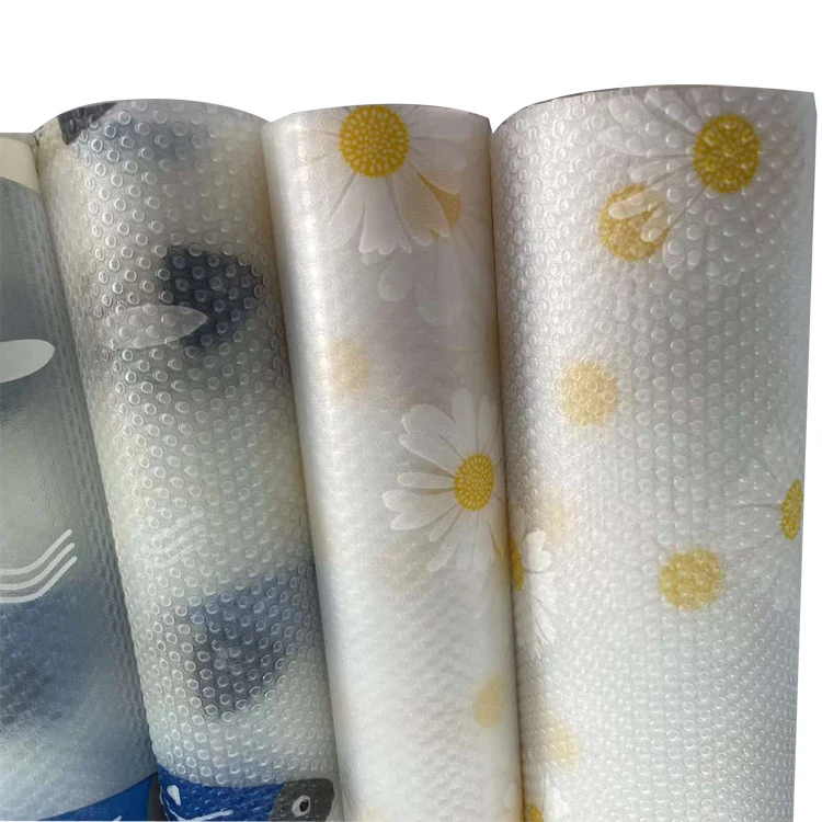 Washable Non-Slip EVA Refrigerator Mats for Drawer, Placemat and Cupboard Cabinet Shelf Liners - BPA Free, Can Be Cut Fridge Mat