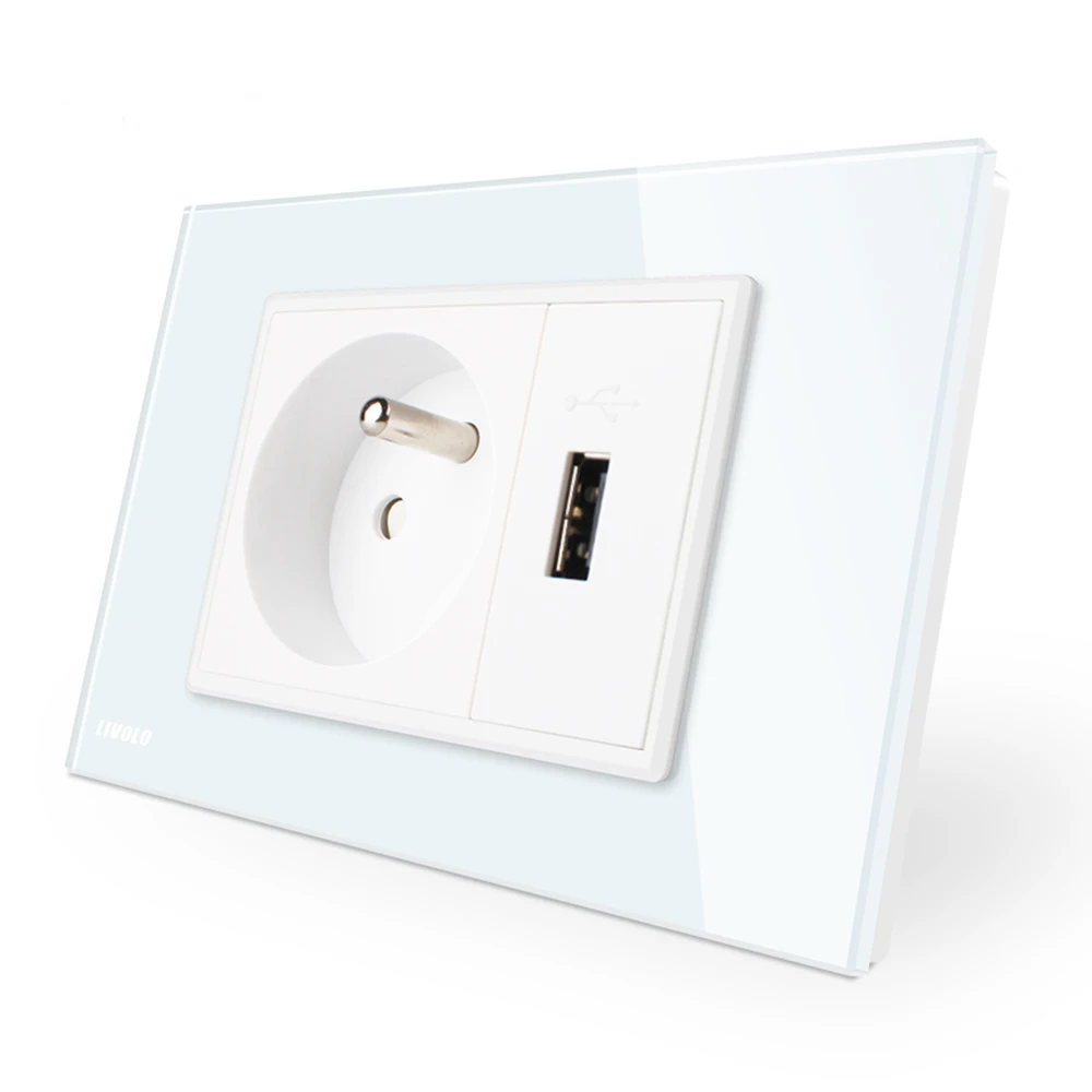 Настенная розетка Livolo для автоматизации умного дома