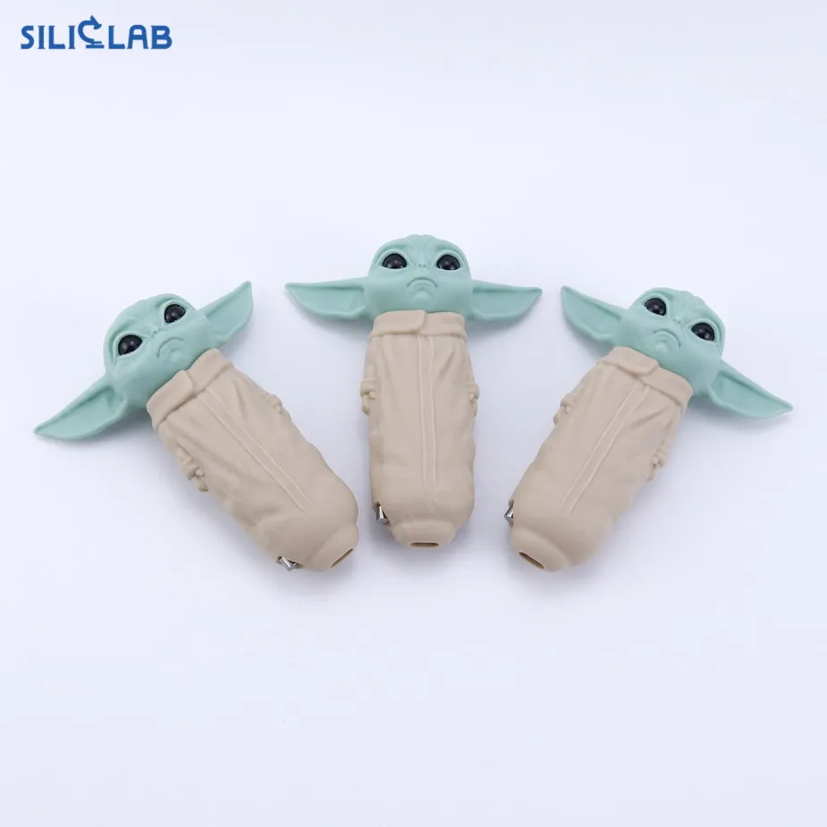 Силиконовая трубка для курения, курительная трубка для детей, трубка для курения из травы, меда, табака, стеклянная дымовая трубка с инструментом Dabs