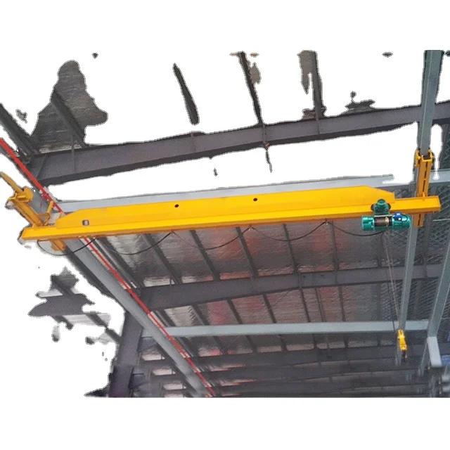 Electric Hoist Single Girder Under Running Suspension Underslung Crane with Remote Control or Pendant Control