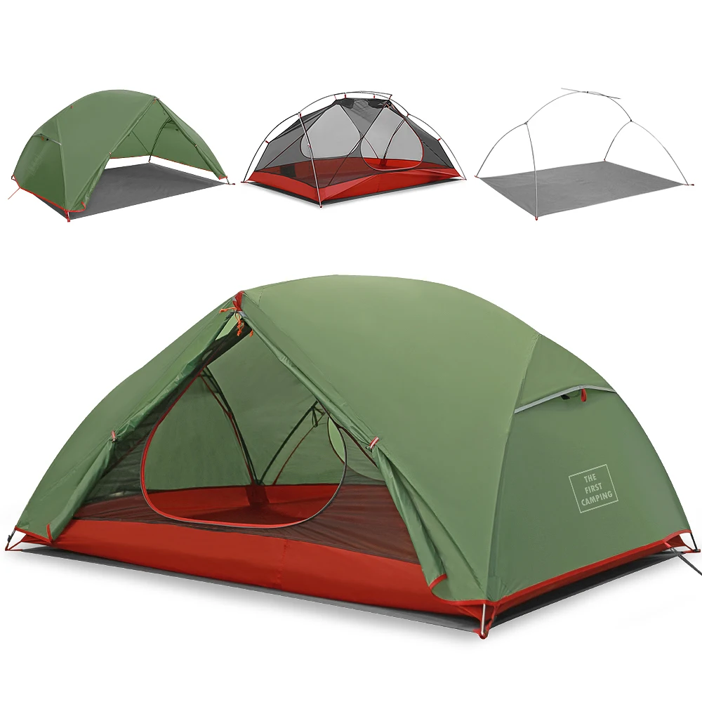 High quality 2-3 person glamping tent for outdoor camping outdoor waterproof canvas tent