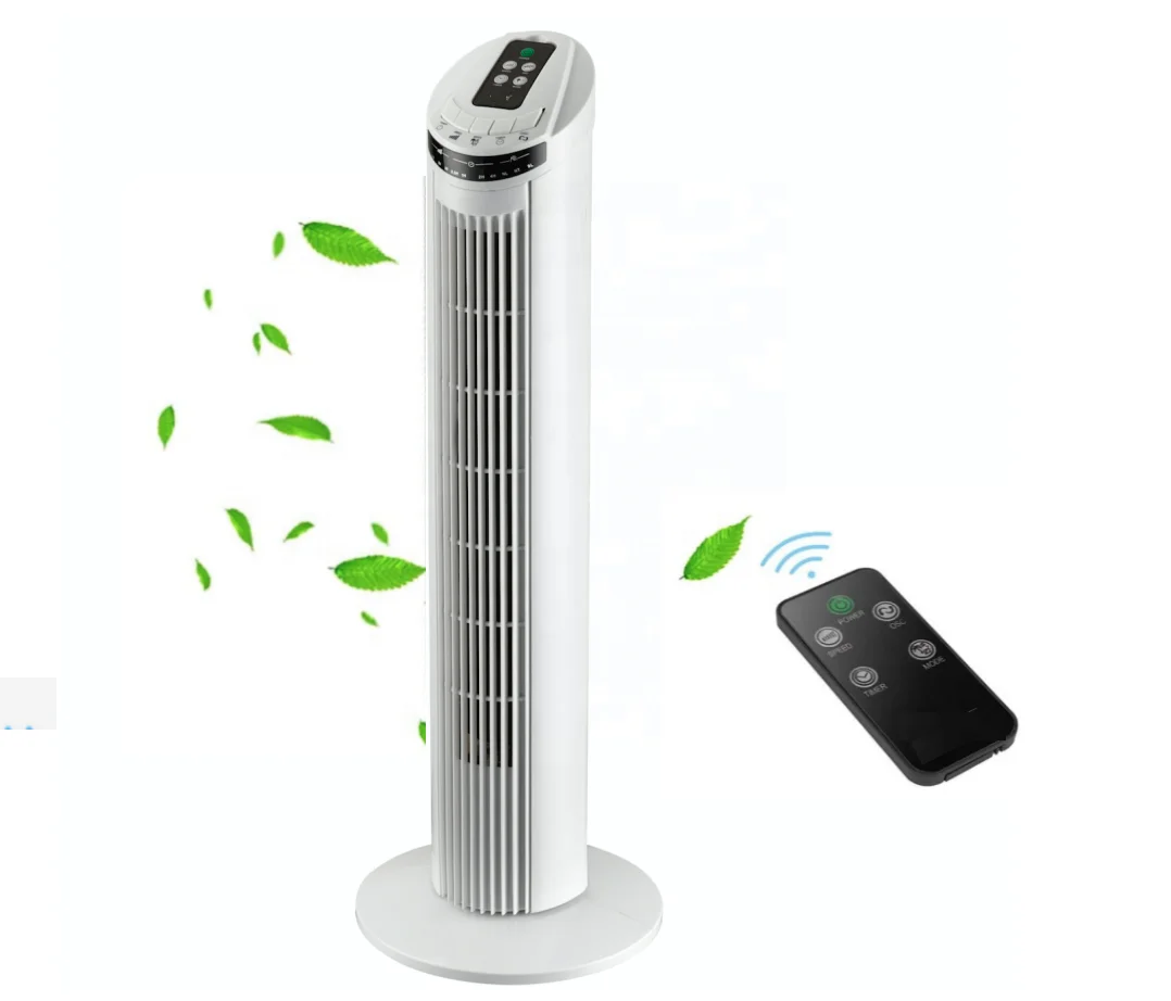 Oscillating Premium Tower Fan Energy Saving 3 Settings 75de Electric 50 Plastic Logo Customized Color Tower Fan