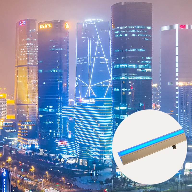  2021 оптовая продажа IP65 Водонепроницаемая светодиодная панель RGB-трубка наружное ландшафтное