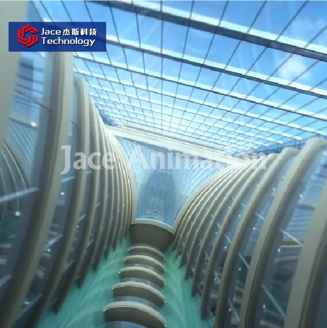 
Virtual interior design online modern architecture 3d animation Building Rendering 