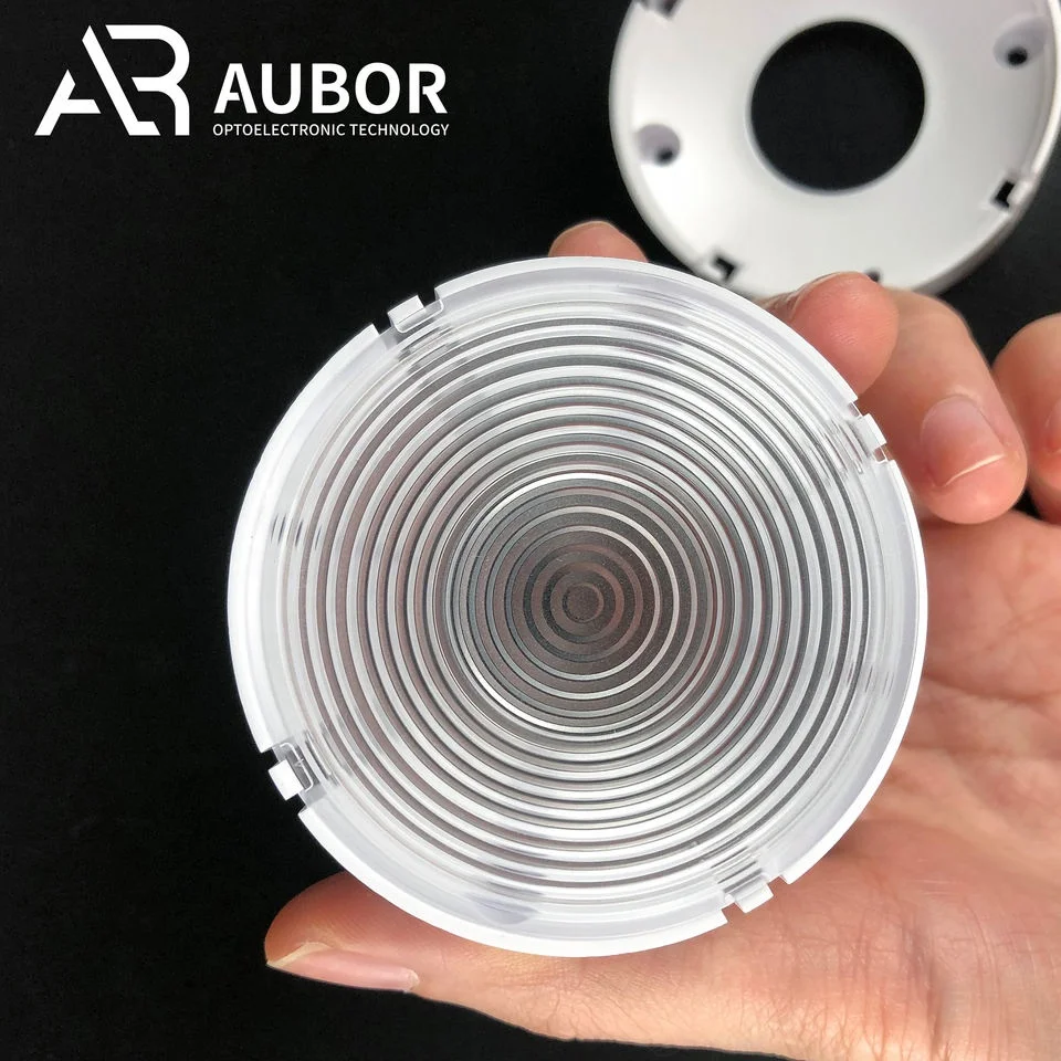 Plastic injected optic lens Spotlight photography use lenses diffuser small fresnel lens 60*60mm 60 degree for spot lighting