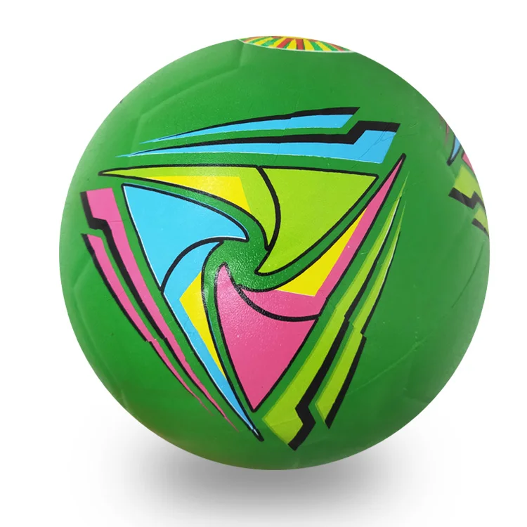 Mini rubber Football Factory wholesaler size 5 4 3 2 shiny smooth Custom logo football soccer Rubber material