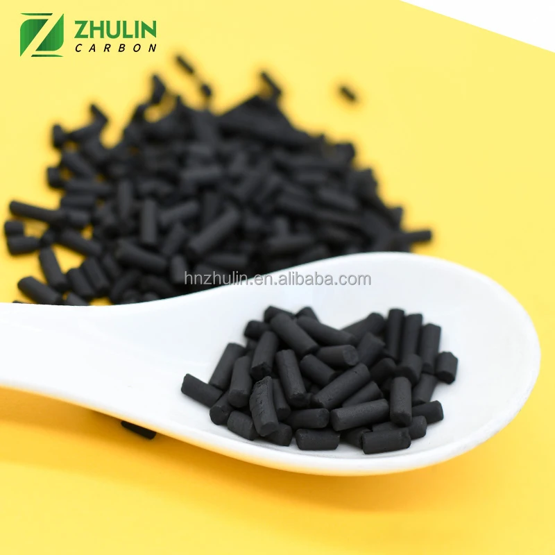 Coal Based 4mm Pellet activated carbon charcoal for sulphur removal