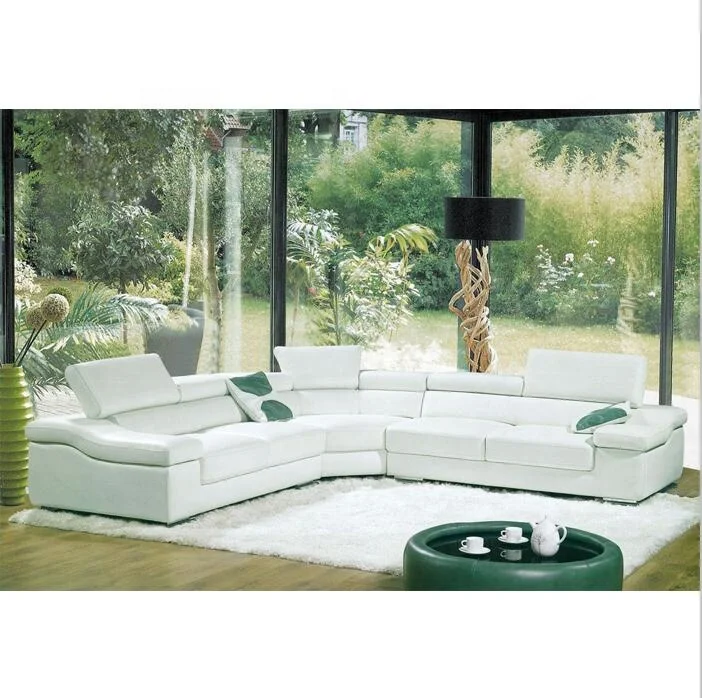 2021 Modern Sectional Sofa 5 seat 7 half leather microfiber sectional sofa