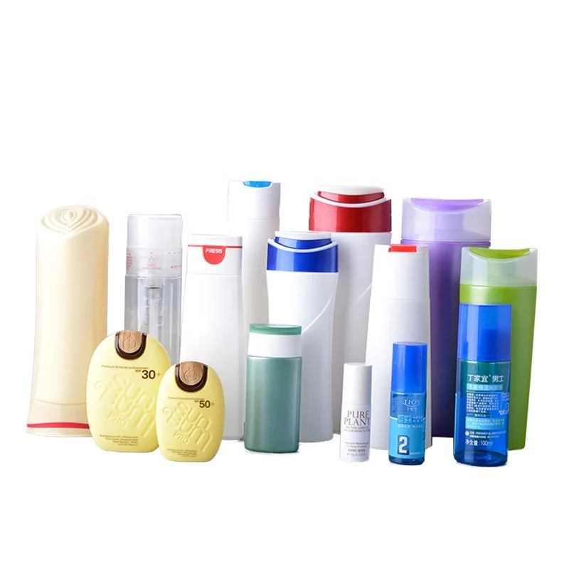 HDPE white cream pump plastic bottles and jars for tablets