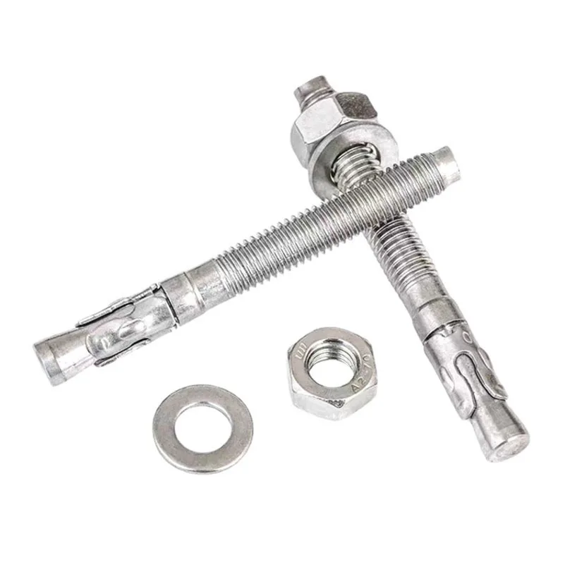 Custom 304 316 Stainless Steel M6 M8 M10 Expansion Stud Anchor High Corrosion Resistant Wedge Anchor For Concrete