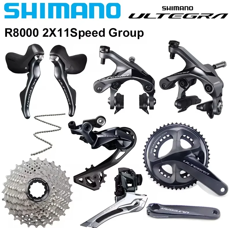 shimano ULTEGRA R8000 Derailleurs Groupset R8000 ROAD Bicycle 50-34T 53-39T 170MM 11-25T 11-28T Cassette BBR60 Bottom Bracket