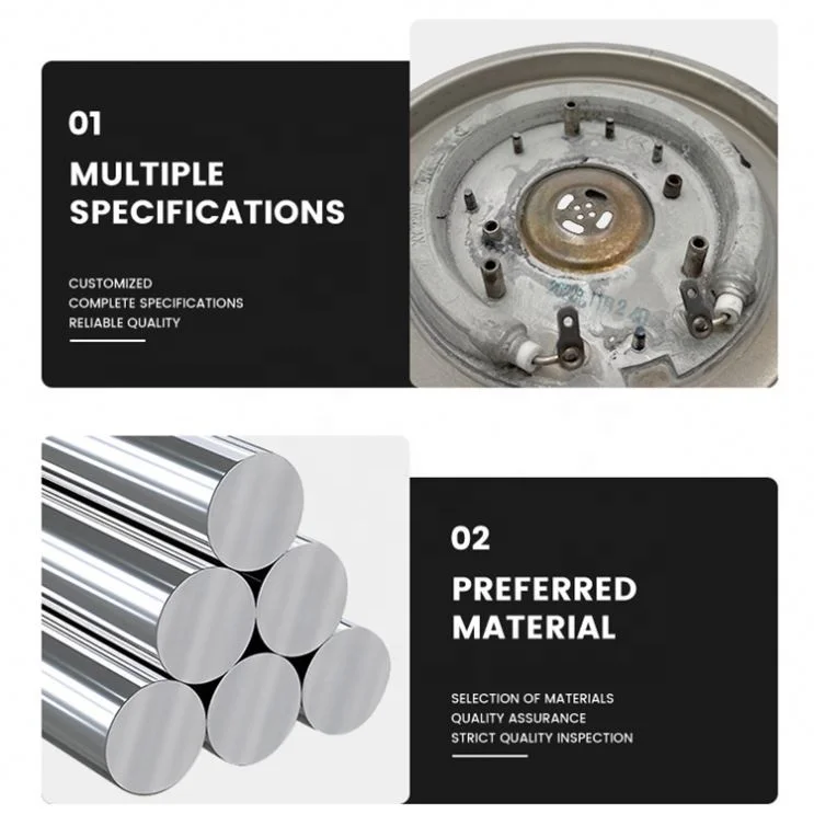 Kitchenware Making Machine Hot Tea Water Electric Temperature Control Kettle Heating Pipe For Kettle Spare Parts