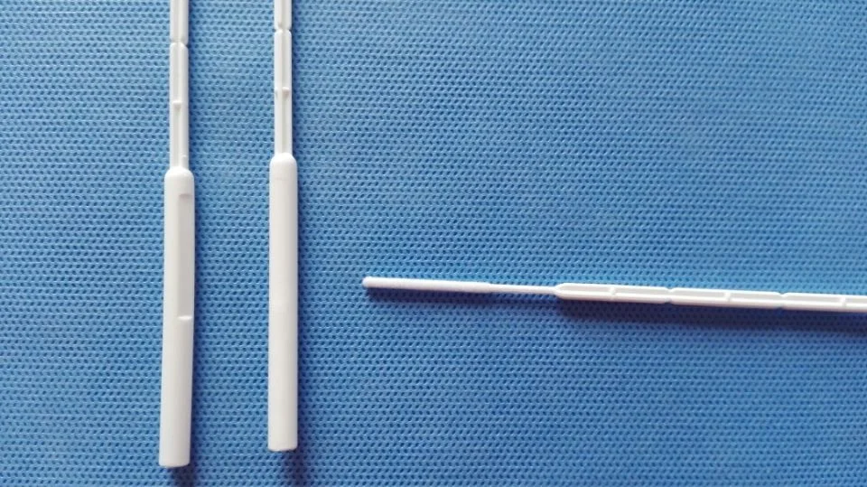 Cells sampling swab stick / saliva collection medical brush / sterile disposable sampling flocked swab