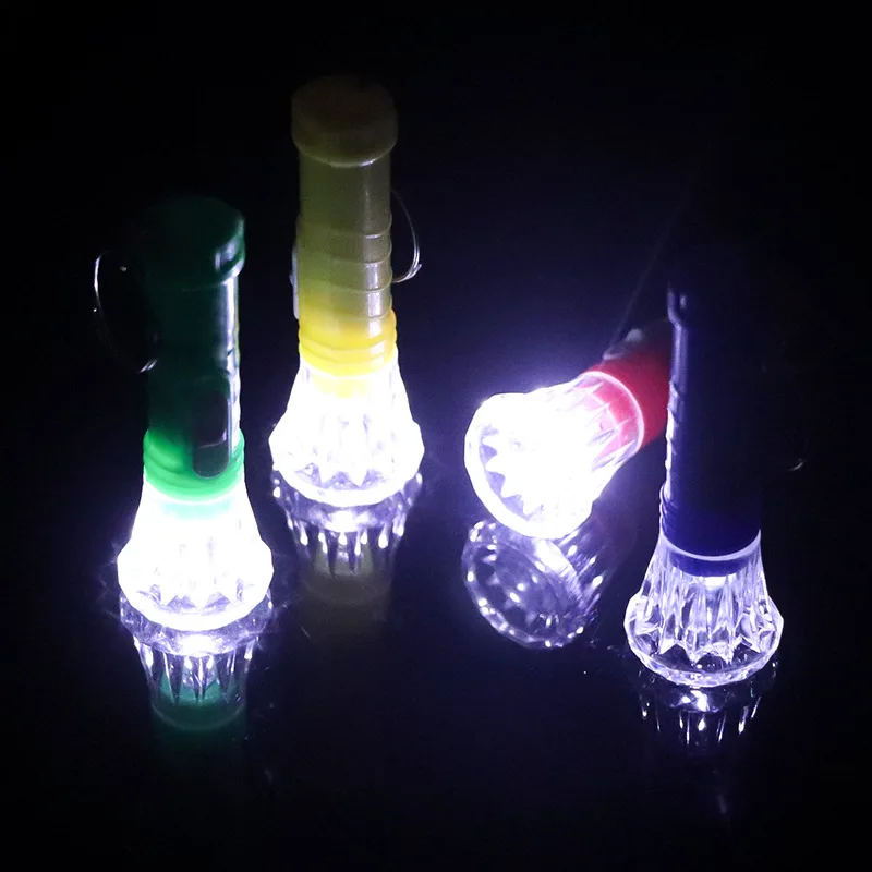 Portable Mini Flashlight Keychain Flashlight Set Assorted 4 Colors Mini LED  Flashlights