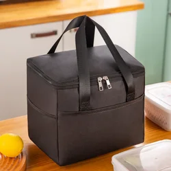 Cationic insulated tote bag thickened large capacity thermal lunch cooler bag