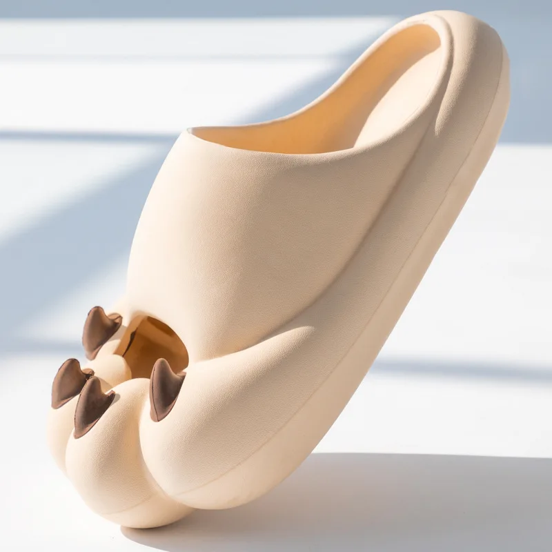 2024 New Fashion Designer Summer Beach Sandals Cat Bear Tiger Claw Slides Slippers Custom Logo For Men Women