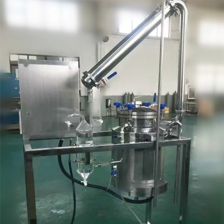 Steam distillation osmanthus lavender gum arabic essential oil extraction machine