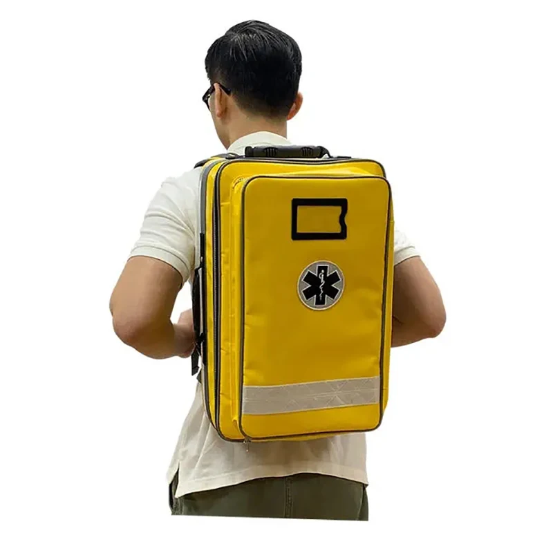 First Aid Backpack Emergency Medicine Survival Essentials Medic Trauma Bag Nursing Bags with 3 Packing Cubes