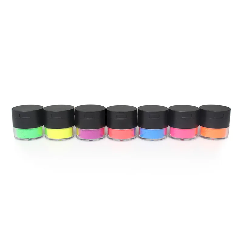 Private label cosmetics 7 colors Loose powder Neon pigment eyeshadow with Eyeprimer