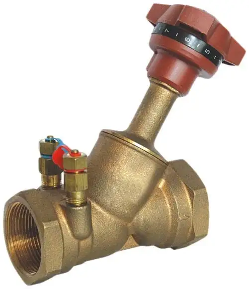 BMAG C83600 Bronze Balancing Valves Double Regulating Balance Flow Meter Valve