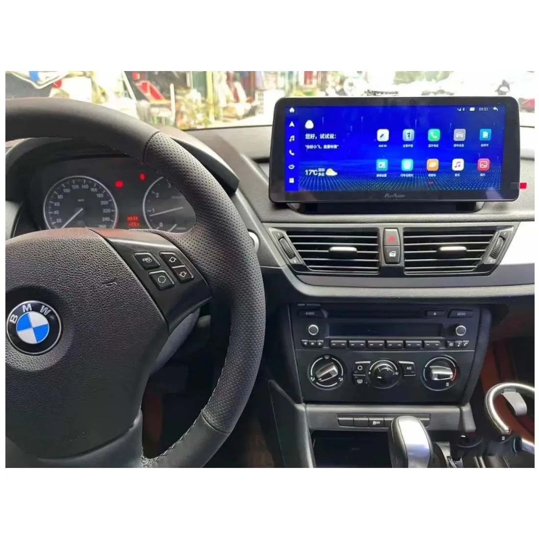 Strongseed 12.3 inch  carplay Android auto navigator for 10-15 BMW X1 E84 car gps dvd radio player