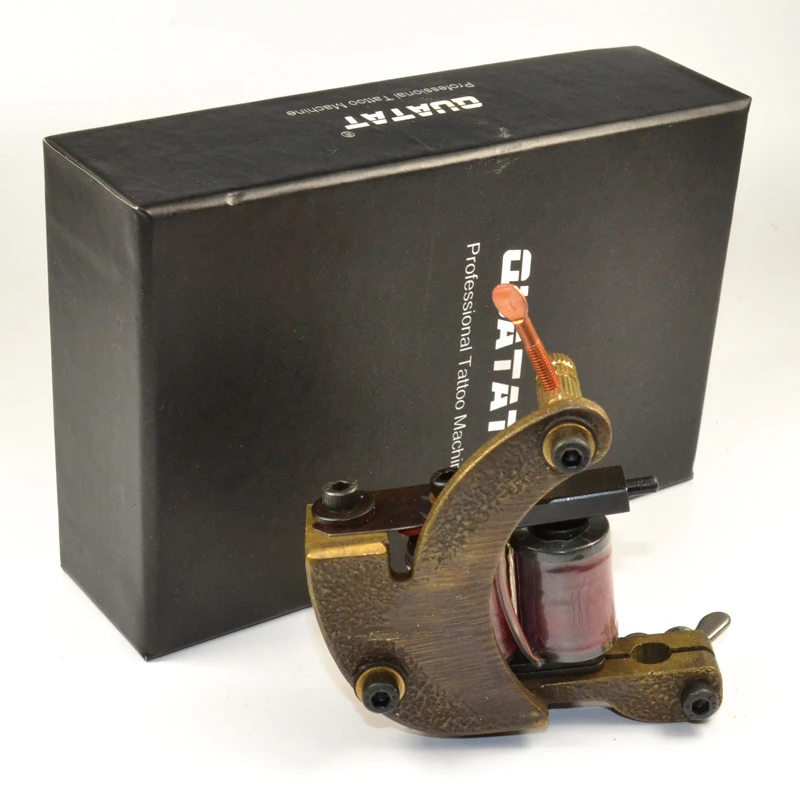 QUATAT Brass 10 wraps Handmade Brass Frame coil tattoo machine frame tattoo machine coil