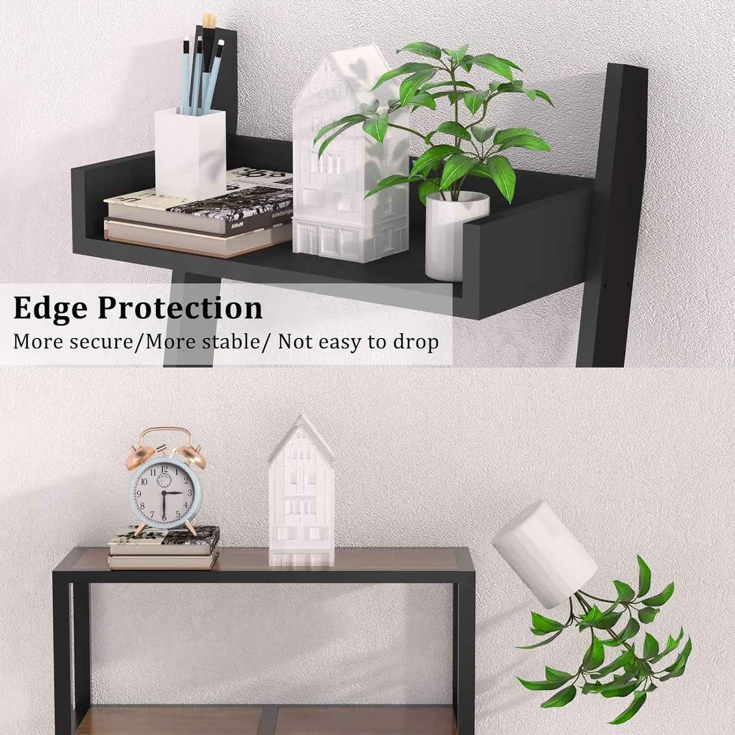 home decor decorative 5 tier bamboo wood blanket towel quilt holder ladder shelf rack stand storage for towels