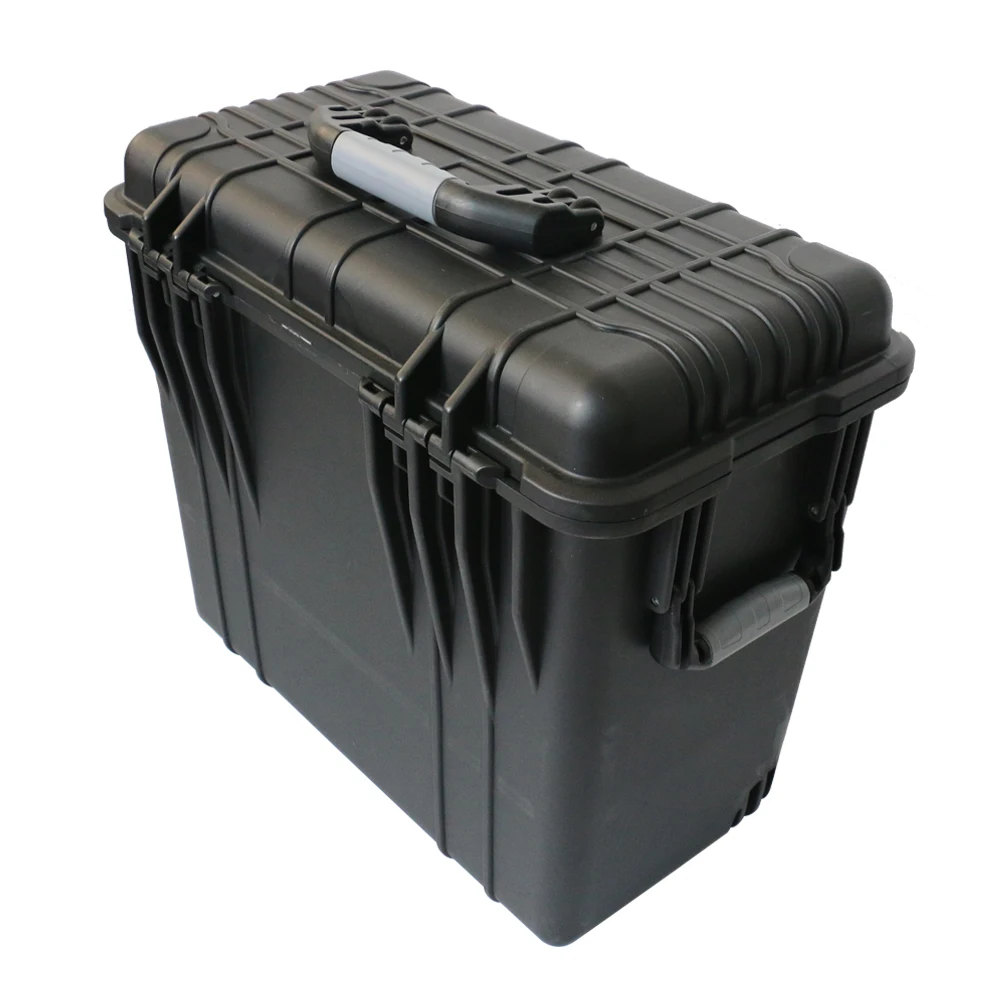 Waterproof Plastic Storage Hard Case with Wheels for Vinyl Records