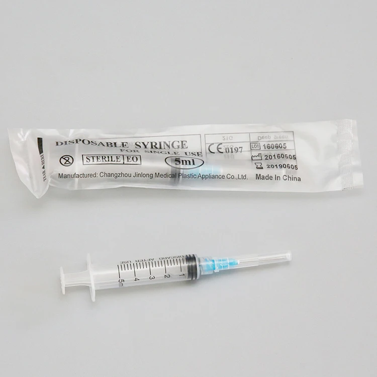 China best selling 5 ml syringe manufacturers