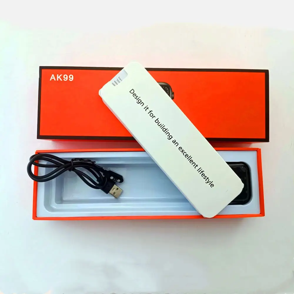 
Ak99 Smart Watch Fashion Music Tws Bt Connection 1.75 Inch Screen Scroll Key Smartwatch 