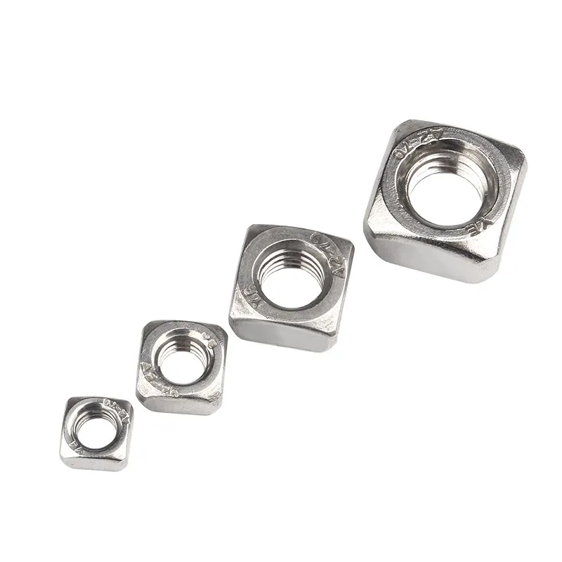 A2-70/A4-80 304 316 stainless steel heavy duty hot galvanized stainless steel din 557 unc thin rectangular square nuts